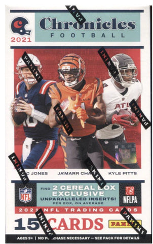 2021 Panini Chronicles NFL Cereal Box