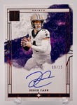 Saints Derek Carr 2024 Panini Impeccable No.ISS-DCR #09/25 Autographed Single Card