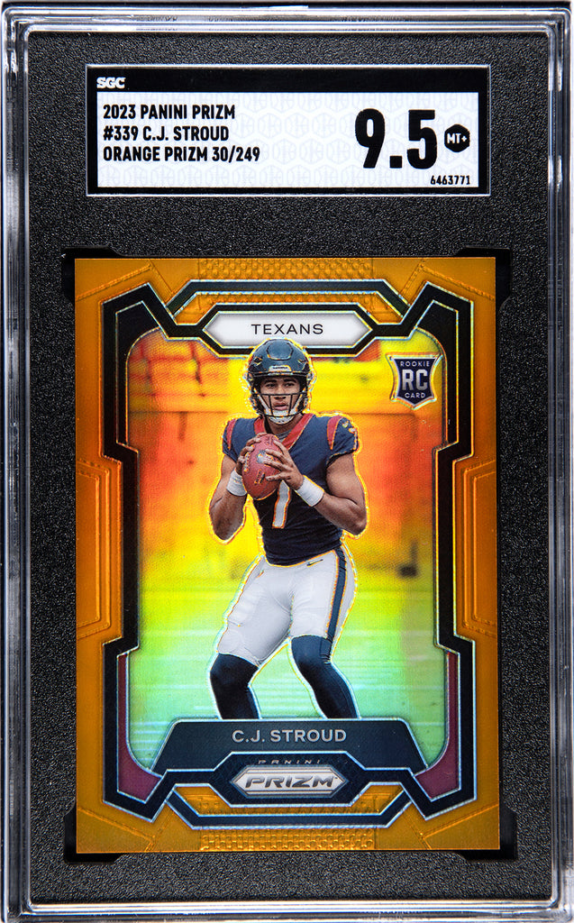 Texans CJ Stroud 2023 Panini Prizm No.339 #030/249 SGC Graded 9.5 Rook JP Sports Texans CJ Stroud 2023 Panini Prizm No.339 #030/249 SGC Graded 9.5 Rook JP Sports