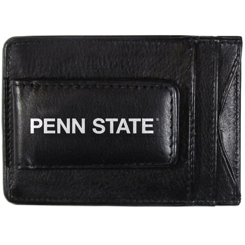 Penn St Leather Cash & Cardholder Magnetic Name