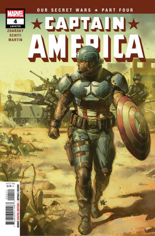 Captain America Issue #4 October 2025 Cover A Comic Book