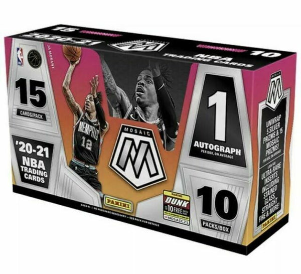 NBA 20-21 Panini Mosaic Choice　未開封BOX 2024-25 Panini Mosaic Basketball NBA Trading Cards Mega Box - 14
