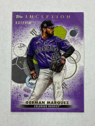 Rockies German Marquez 2022 Topps Inception No.90 #089/150 Single Card