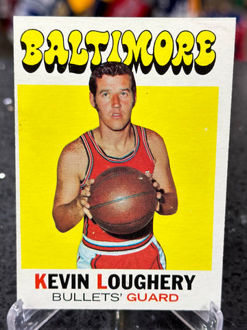 Bullets Kevin Loughery 1968 Topps #7 Single Card