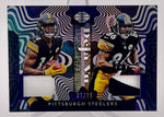 Steelers Pickens/Ward 2022 Panini Illusions No.DV-PI #37/75 Relic Single Card