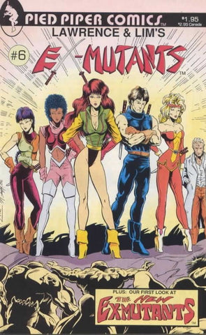 Ex-Mutants Issue #6 July 1987 Comic Book