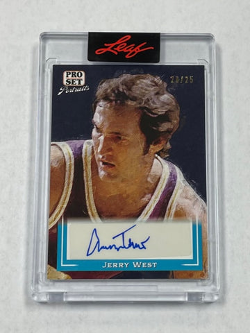 Lakers Jerry West 2022 Leaf Pro Set Sports No.PSP-JW1 20/25 Autographed Single Card