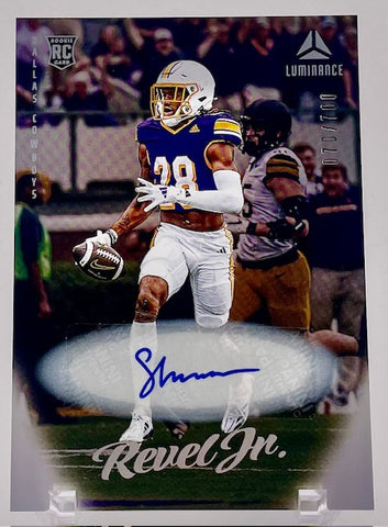 Cowboys Shavon Revel Jr 2025 Panini Luminance No. 161 #070/700 Autographed Rookie Single Card