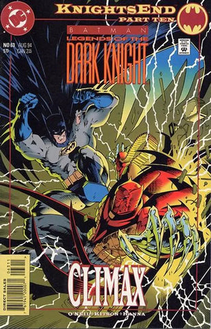 Batman: Legends of the Dark Knight Issue #63  August 1994 Comic Book