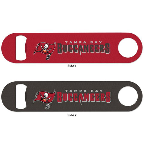 Buccaneers Long Neck Bottle Opener Metal 2-Sided