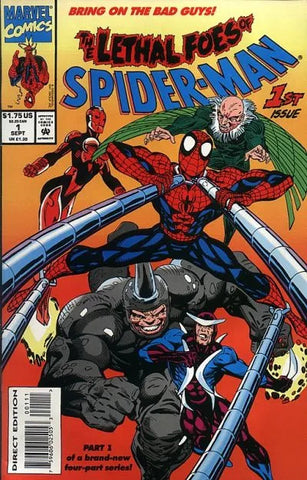 Spider-Man: Lethal Foes Issue #1 September 1993 Comic Book