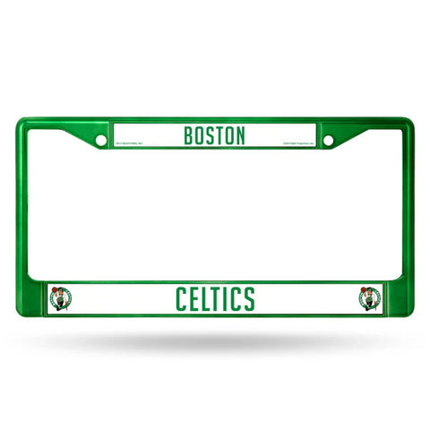 Celtics Chrome License Plate Frame Color Green