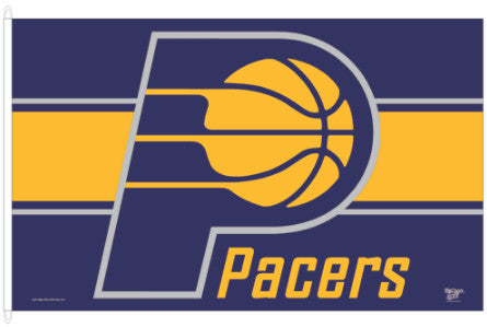 Pacers 3x5 House Flag Team Logo