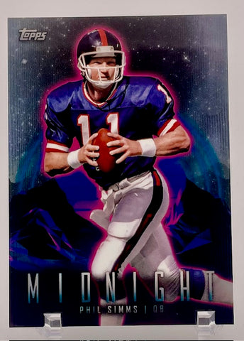 Giants Phil Simms 2024 Topps Midnight No.76 Single Card