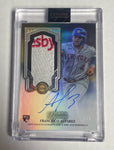 Mets Francisco Alvarez 2023 Topps Dynasty No. DAPB-FA2 #2/5 On-Card Autographed Relic Rookie Single Card