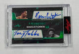 Boxing Tim Witherspoon/Tony Tubbs 2021 Leaf Ultimate Sports No.US2-10 #4/5 Autographed Single Card