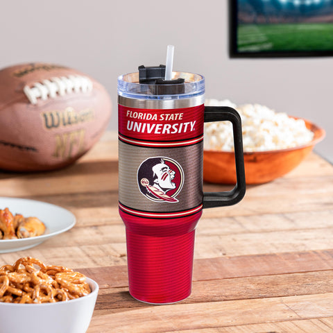 FSU 40oz Stainless Steel Canyon Cup w/ Straw