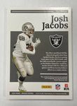 Raiders Josh Jacobs 2020 Panini Encased Vaulted No. VVS-JJ #03/10 Autographed Relic Single Card