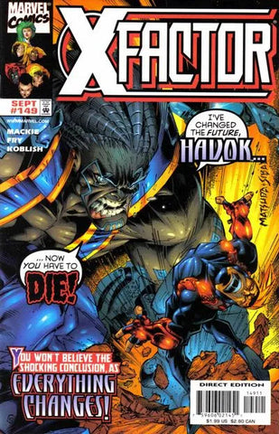 X-Factor Issue #149 September 1998 Comic Book