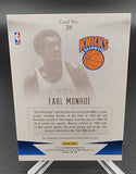 Knicks Earl Monroe 2013 Panini America-Momentum #38 09/15 Autographed Single Card