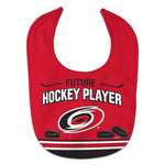 Hurricanes Baby Bib All Pro Future Hockey Player Red