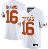 Texas Longhorns Mens Game Jersey Manning16