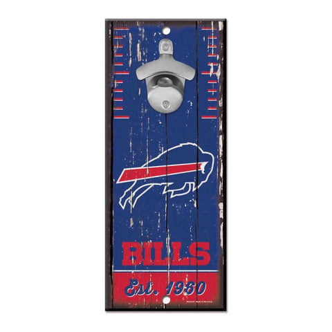 Bills 5x11 Wood Bottle Opener Sign