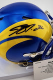 Rams Mini Helmet - Black Corum - Autographed w/ Beckett Certificate of Authentication