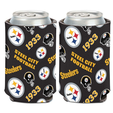 Steelers Can Coolie Scatter Print