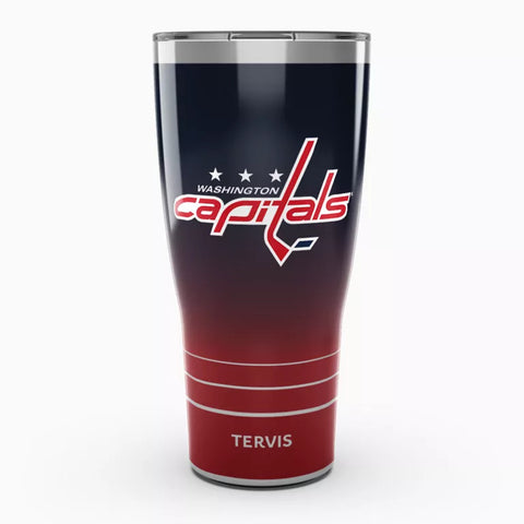 Capitals 30oz Ombre Stainless Steel Tervis w/ Slider Lid