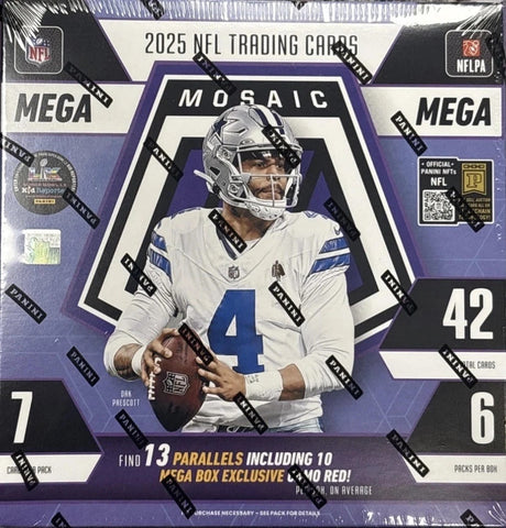 2025 Panini Mosaic NFL Hobby Mega Box