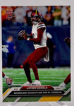 Commanders Jayden Daniels 2024 Topps Now No.5 Rookie Single Card