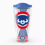 Cubs 24oz Mascot Wrap Tervis w/ Lid  "Cubby Bear"