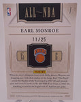 Knicks Earl Monroe 2010-11 Panini National Treasures No.7 #11/25 Single Card