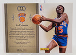Knicks Earl Monroe 2011 Panini National Treasures No.22 #03/99Autographed Relic Single Card