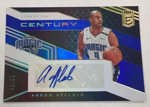 Magic Arron Afflalo 2019-20 Donruss Elite #19/35 Autographed TC Single Card