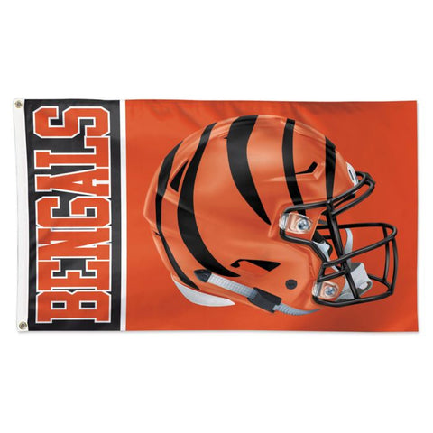 Bengals 3x5 House Flag Deluxe Helmet