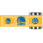 Warriors Metal Coozie Wrap