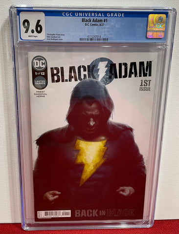 Black Adam Issue #1 2022 CGC Graded 9.6 Comic Book