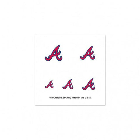 Braves Nail Tattoos 4-Pack