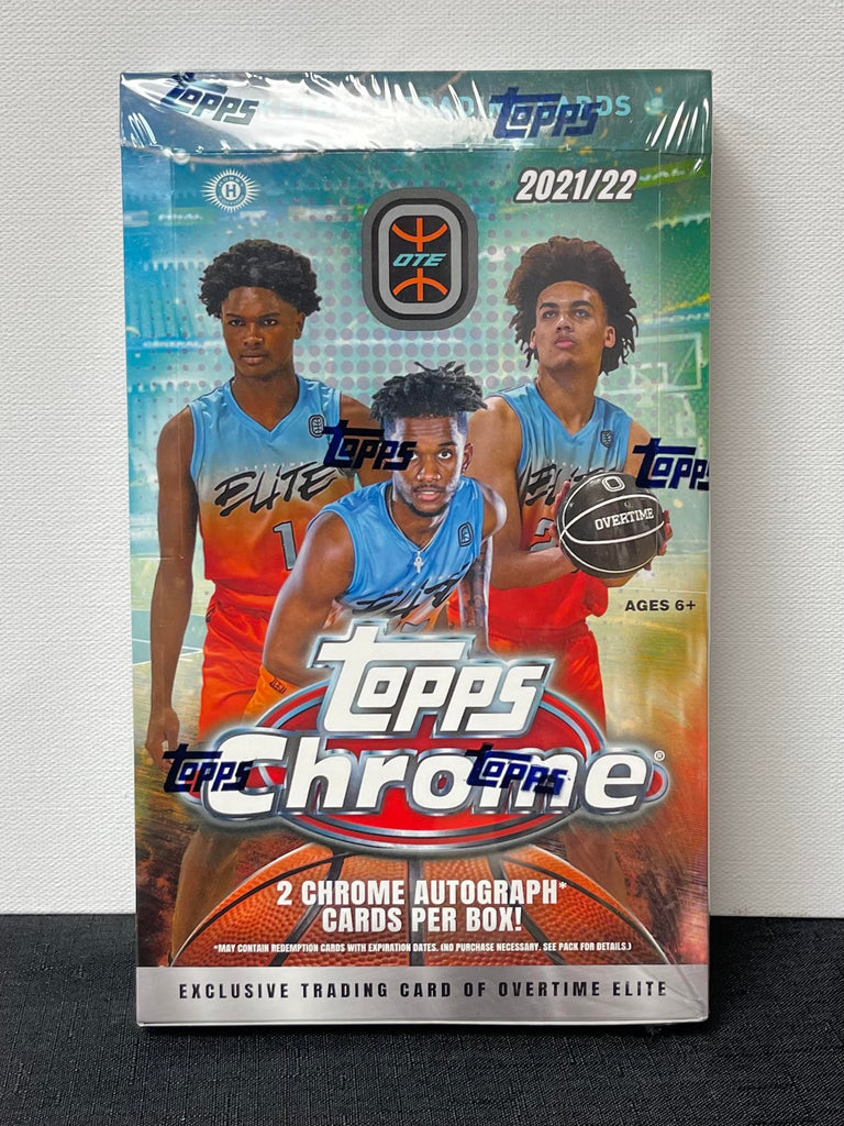 2021-22 Topps Chrome Overtime Elite Basketball Hobby Box – JP Sports