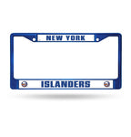 Islanders Chrome License Plate Frame Color Blue