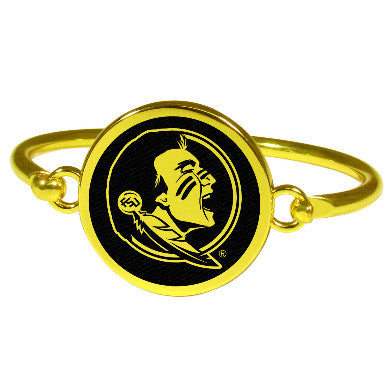 FSU Bangle Bracelet Gold Tone