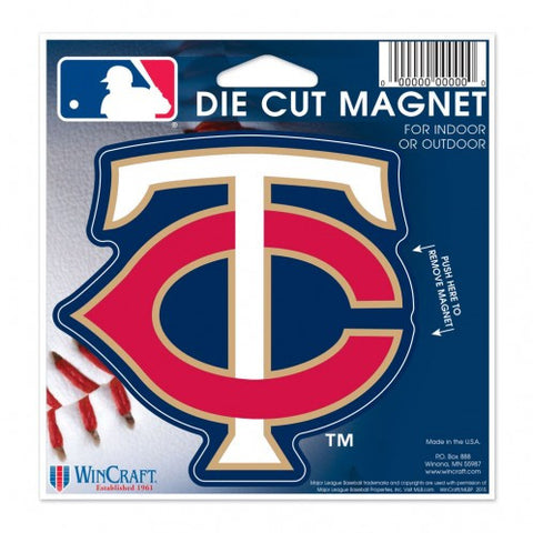 Twins Die Cut Magnet 4.5 x 5 Logo