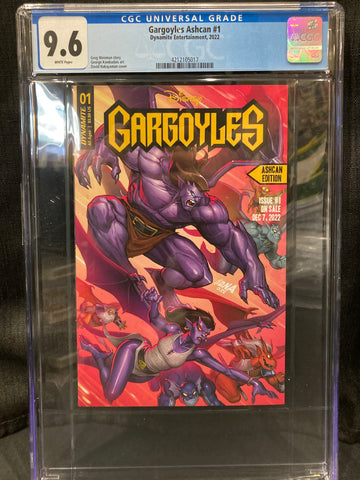 Gargoyles Ashcan Issue #1 2022 David Nakayaman Cover CGC Graded 9.6 Comic Book