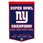 Giants 24"x38" Wool Banner Dynasty NFL