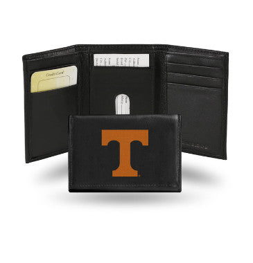 Tennessee Leather Wallet Embroidered Trifold
