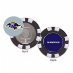Ravens Golf Ball Marker w/ Poker Chip