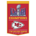 Chiefs 24"x38" Wool Banner Super Bowl 58 Champs