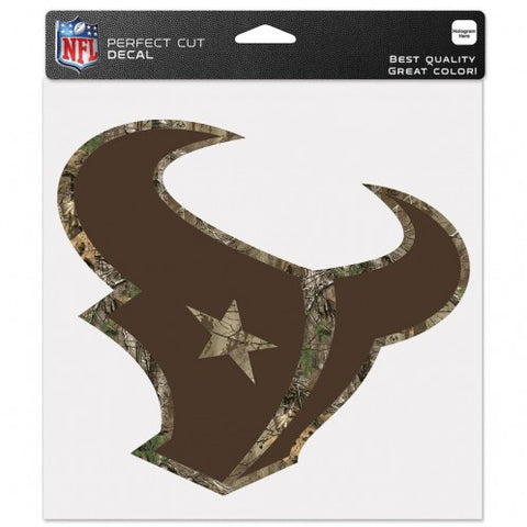 Texans 8x8 DieCut Decal Color Camouflage